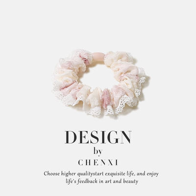 原创设计发绳其他甜美扎染发饰