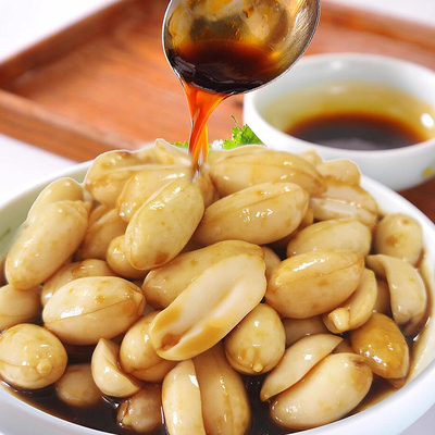 去皮生鲜花生仁开袋即食凉菜冷盘