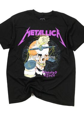 现货 | Metallica And Justice for All Vintage Tee复古乐队短袖