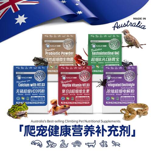 爬宠五维超细易吸收营养补充剂