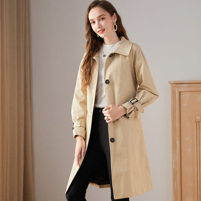 中长款羽绒服风衣外套羽绒内胆