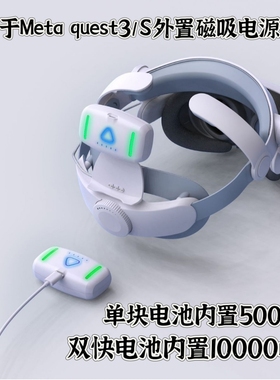 适用于Meta quest3/S精英头戴电源款头带Quest3 电池版款头戴配件