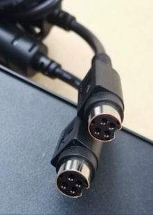 微星四孔插口330w蓝天适配器四孔线线径7mm粗线海皇戟适配器线