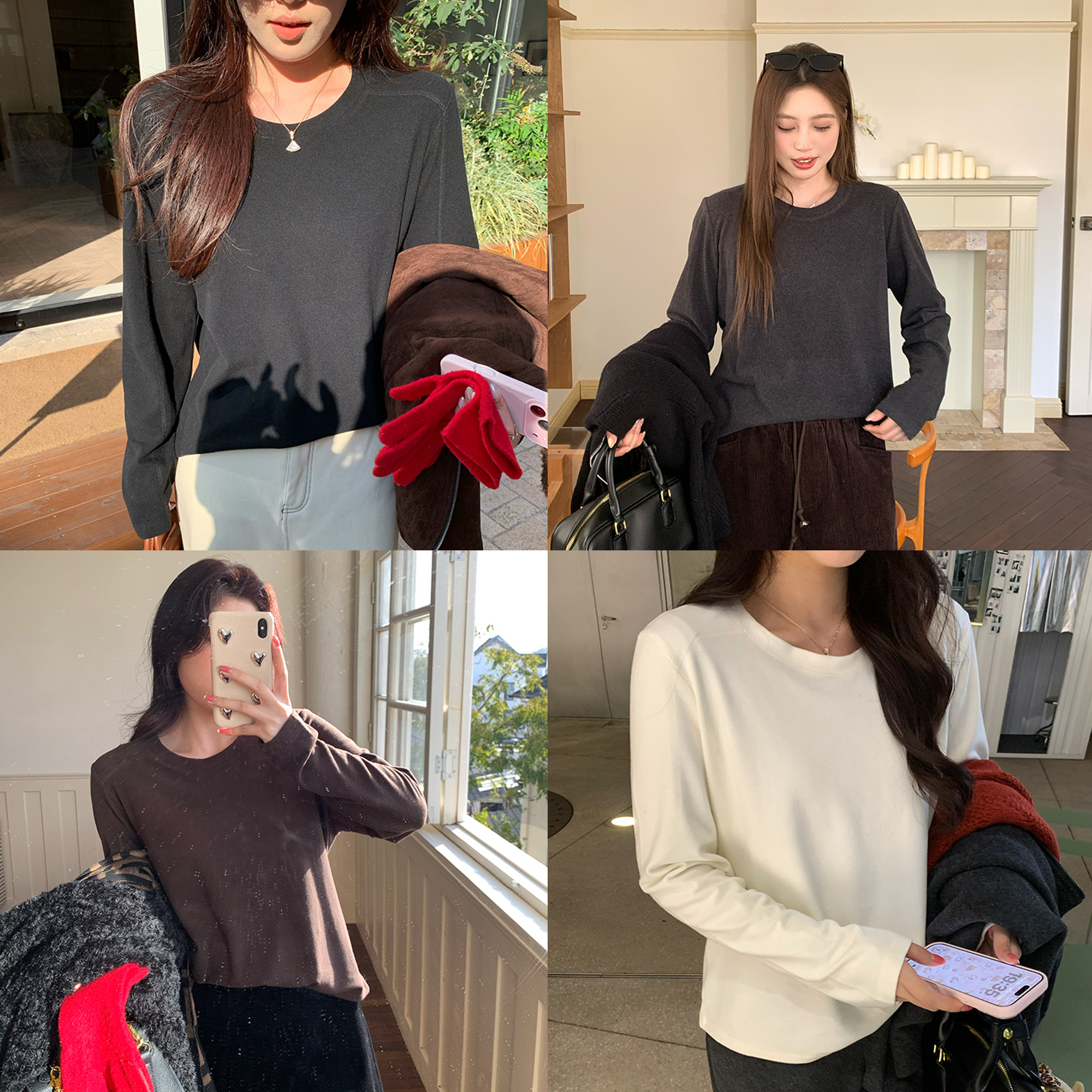 12/30 20:00PM【上新价 九折包邮】简约气质半高领修身打底衫40