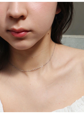 S925银女项链个性混搭