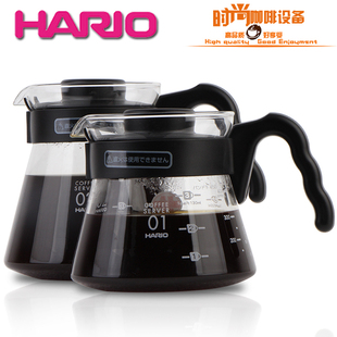01B 02B VCS Hario咖啡壶哈里欧耐热玻璃壶可爱壶手冲咖啡分享壶