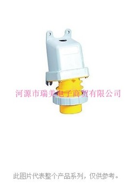 ABB工业连接器16A110VIP67面板安装2P+E插头216BS4W