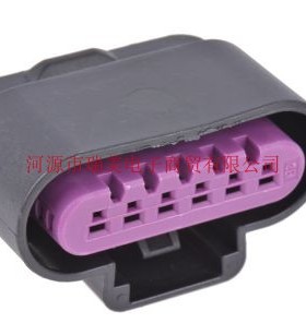 Delphi汽车连接器GT 150电缆安装6路2行黑色母座15397577
