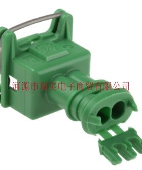 TE汽车连接器Junior Power Timer电缆安装2路绿色母座282189-4