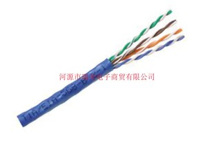 Belden百通超五类网线U/UTP屏蔽蓝色15米双绞线1752A 0061000