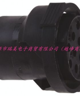 TE泰科Econoseal J Mk I汽车连接器8路电缆安装黑色公插172191-1