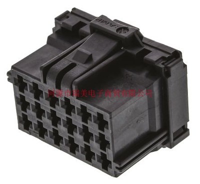 TE泰科AMP MCP 2.8连接器5.5MM节距3行18路母PCB壳体8-968974-1