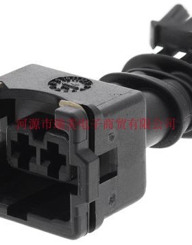TE泰科汽车连接器2路电缆安装黑色母外壳282190-1