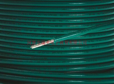 AlphaWire电线0.52mm²线规20AWG绿300V单芯UL1007线型3053 GR005