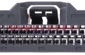 JAE汽车连接器2行32路电缆安装灰色母插座外壳MX34032SF1