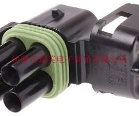 Delphi连接器Weather-Pack电缆安装2行4路黑色母12015798