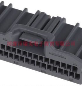 JAE汽车连接器2行36路电缆安装灰色母插座外壳MX34036SF1
