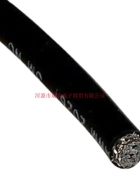 3M圆形扁平缆线屏蔽9芯1.27MM间距28AWG黑色长30米3659/09 100