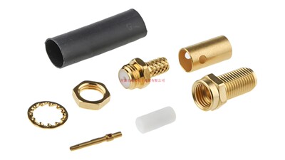 Radiall射频同轴SMA连接器RG142电缆安装母头50Ω阻抗R125308000