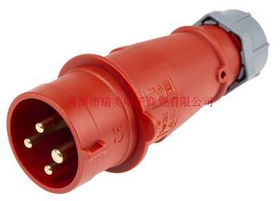 Mennekes曼奈柯斯AM-TOP插头16A 415V工业连接器3P+E电缆安装252