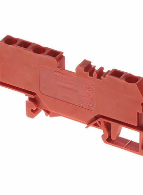 WAGO万可馈通式端子块连接器3路12-28AWG红色281-679