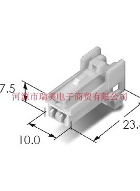 KET汽车连接器2P极路3.5MM节距自然色MG610392