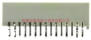 TE连接器PCB针座AMP CT通孔1排15路1.5MM节距直1 292207 Mini