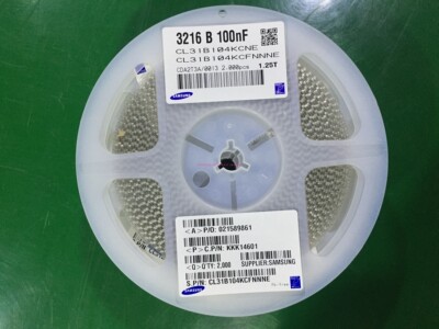 CL31B104KCFNNNE 1206 100nF 100V X7R ±10% Samsung