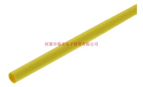 TE泰科电子2:1热缩管直径1.6MM黄色长1.2米RNF-100-1/16-4-STK