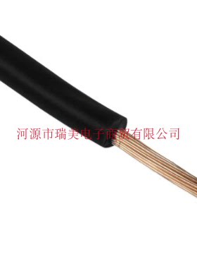 瑞美电子三级电缆25mm²截面积3AWG黑色长25米516-8066