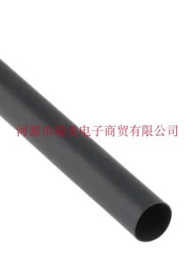 TE泰科电子直径9.5MM黑色2:1热缩管1米RNF-100-3/8-0-STK
