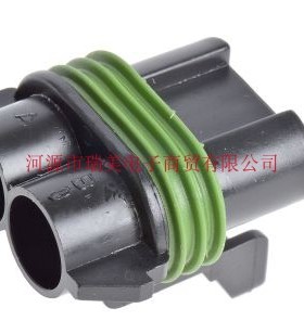 Delphi德尔福Metri-Pack 630电缆安装连接器2路黑色母10737825