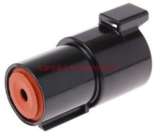 Deutsch德驰DTHD汽车连接器1路通孔黑色母DTHD04