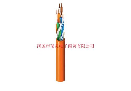 Belden百通超五类网线U/UTP屏蔽黄色305米1752A 0041000