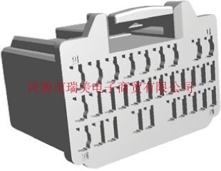 TE泰科电子MULTILOCK 40 III连接器3行31路天然色公外壳353826-1