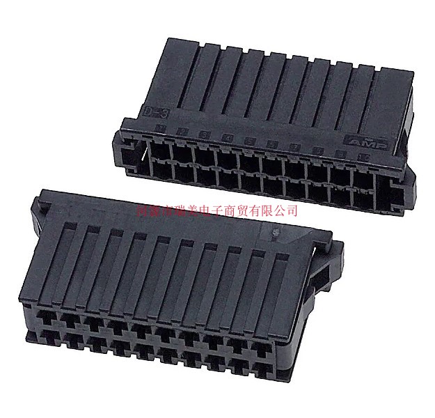 TE泰科Dynamic D-3100连接器3.81MM间距2排20路插座178289-8
