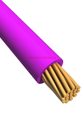 Alpha阿尔法UL11028电线EcoWire单芯20AWG紫色长30米6714 VI005