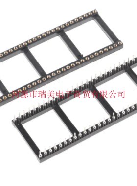 Winslow连接器64路2.54MM节距通孔开放式框架DIL插座W30564TRC