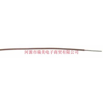 瑞美电线0.2mm²截面600V线规24AWG棕UL11028线型100M长872-4498