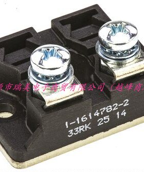 TE底座安装BDS2A10033RK厚膜电阻33Ω100W±10%容差1-1614782-2