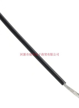 Alpha阿尔法12AWG硅树脂橡胶UL3239电子线黑色长30米391245 BK005