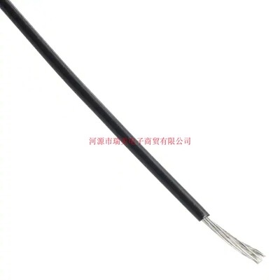Alpha阿尔法12AWG硅树脂橡胶UL3239电子线黑色长30米391245 BK005