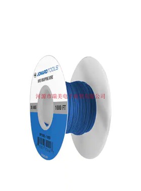 Jonard Tools铜镀锡30AWG单芯电子线80°C蓝色304.8米WP30BL-1000