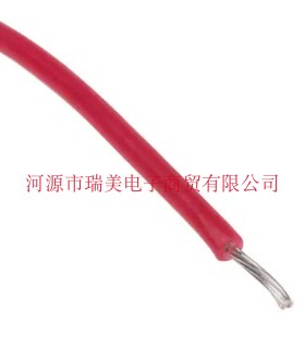 瑞美电子电线28AWG红色600V单芯MIL-W-16878线型100M长877-5428