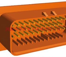 TE泰科电子3行35路面板安装橙色公印刷电路板连接器1-776180-6