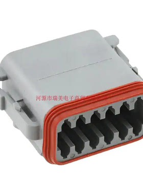 Deutsch德驰DT连接器组件2行12路黑色公插头DT06-12SA-CE06