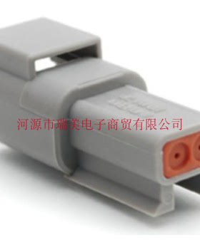 Amphenol安费诺汽车连接器ATM母座2路电缆安装灰色ATM04-2P