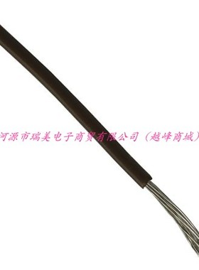 瑞美内部连线电线美国UL1213线型22AWG黑色600V线单芯100M长813-3