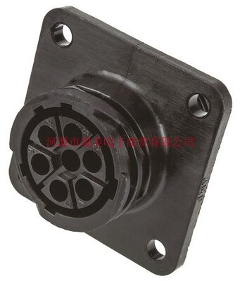 TE泰科7路面板安装连接器直插座外壳13寸211398-1