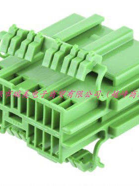 JAE电缆安装IL-AG5母插座外壳2行16路黄色IL-AG5-16P-D3C1